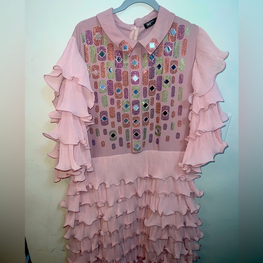 Nexx Life dress with glitter and chiffon